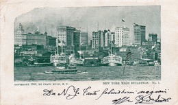 NEW YORK- HIGH BUILDINGS-1900-PRIVATE MAILING CARD - Multi-vues, Vues Panoramiques