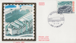Enveloppe  FDC  1er  Jour   MONACO   EUROPA    1987 - 1987