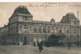 CPA - Belgique - Brussels - Bruxelles - Gare Du Nord - Chemins De Fer, Gares