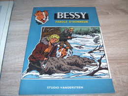 Studio Vandersteen Bessy EDITION ORIGINALE QUASI NEUVE : 58 Parole D'honneur - Bessy