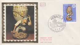 Enveloppe  FDC  1er  Jour   MONACO    EUROPA     1976 - 1976