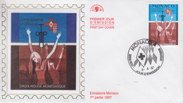 Enveloppe   FDC   1er   Jour   MONACO   Lutte  Contre  La  DROGUE   1997 - Droga