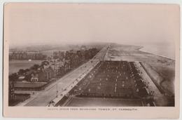 Norfolk Greater Yarmouth UK North Dennis From Revolving Tower Rppc Postcard 1926 - Great Yarmouth