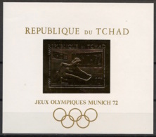 Tchad - 1972 -  Bloc N°Mi. 12B (336) - Olympics / Munich OR - Non Dentelé / Imperf. - Neuf Luxe ** / MNH / Postfrisch - Sommer 1972: München
