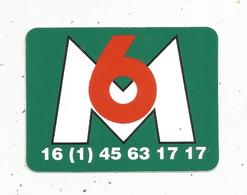 Autocollant ,télévision, M6 - Stickers