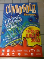 Affiches - Cuivro'Foliz - Fleurence Gers 4 ème Festival De Musiques De  Rue En 2002. - Affiches & Posters