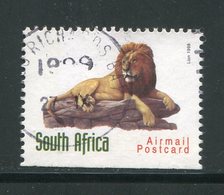 AFRIQUE DU SUD- P.A Y&T N°19a)- Oblitéré (lions) - Luchtpost