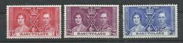 BASUTOLAND   YVERT   15/17   MH  * - 1933-1964 Colonia Britannica