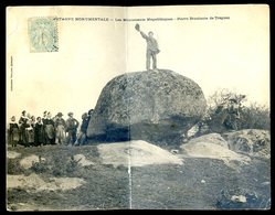 Cpa Carte Lettre Du 29 Trégunc Pierre Branlante Les Monuments Mégalithiques JM10 - Trégunc