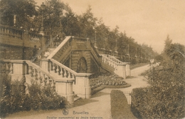 CPA - Belgique - Brussels - Bruxelles - Escalier Monumentale Du Jardin Botanique - Parks, Gärten