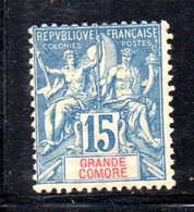 APR1185 - GRANDE COMORE 1897 ,  Yvert N. 6 Linguella *  (2380A) - Nuovi