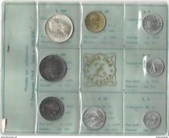 ITALIA REPUBBLICA ANNO 1968 -  8 VALORI FDC - 500 FONDO LUCIDO O PROOF - Mint Sets & Proof Sets