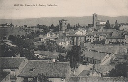 AK Segovia Barrio De San Justo Y Salvador A Plaza Oriental Artilleria Calle Alamillo Av Del Padre Claret Castilla Y Leon - Segovia