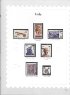 INDE -   6 Timbres Obliteres - Collections, Lots & Séries