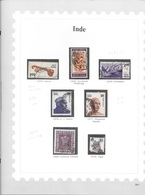 INDE -   6 Timbres Obliteres - Collezioni & Lotti