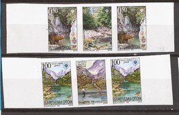 2003  283-84  NATURSCHUTZ PROTEKTION NATURA EUROPA BOSNIA REPUBLIKA SRPSKA  RRR IMPERFORATE MNH SELTEN - Protection De L'environnement & Climat