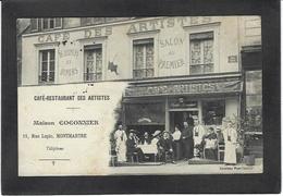 CPA Paris 75 Devanture Commerce Shop Front Rue Lepic Montmartre 18 Eme Arrondissement Circulé - Paris (18)