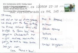 Canada 2009 Prince Edward Island Moose Viewcard - Briefe U. Dokumente