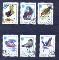 Z-SU  1982  Mi 5181 - 5186.. Birds..CTO - Collections, Lots & Series