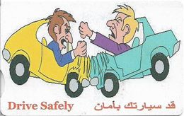 Syria - STE (Chip) - Drive Safely, Crash, Cn. SLS 08 01, 350SP, Used - Siria