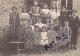 PHOTO,PHOTOGRAPHIE ANCIENNE,35,ILLE ET VILAINE,GUIGNEN,ECOLE DE FILLES,RARE - Places