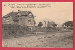 Ronse - Provincial Sanatorium Te Hynsdaele - De Ingang En De Portierwoning ( Verso Zien ) - Ronse