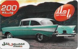 Syria - Syriatel - Cars - 1962 Buick, Exp. 31.12.2008, Prepaid 200U, Used - Syrie