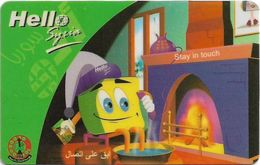 Syria - STE - Hello Syria - At Home, Prepaid 200S.P, Used - Syrien