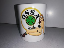 TASSE Ceramique MUG COFFEE OSSA PIN UP Moto Trial Enduro YANKEE PIONEER ANDREWS - Fahrzeuge