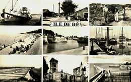 17...charente Maritime....ile De Ré..9 Vues....cpsm - Ile De Ré