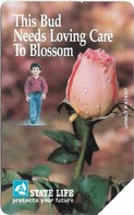 Pakistan - Telips - Urmet - State Life (Pink Rose Flower), 100Rs, 1994, 75.000ex, Used - Pakistán