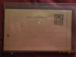 Carte-Lettre  Au Type Sage - Tarjetas Cartas