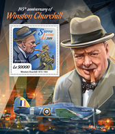 Sierra Leone. 2019 145th Anniversary Of Winston Churchill.  (0405b)  OFFICIAL ISSUE - Sir Winston Churchill