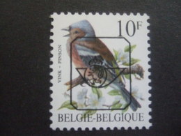 BELGIUM 1989 VINK / PINSON  OCB PRE 834  GROEN GOM H3,   P6     MNH**  (0259-NVT) - Typos 1986-96 (Oiseaux)