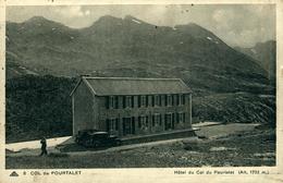 Laruns CPA 64 Pyrénées Atlantiques  Col Du POURTALET  AFFRANCHISSEMENT  "EAUX-CHAUDES" En 1937 - Laruns