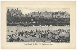 East Beach & Cliffs Clacton-on-Sea Unused C1910 - S & S - Clacton On Sea
