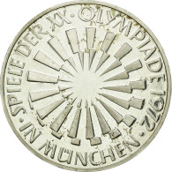 Monnaie, République Fédérale Allemande, 10 Mark, 1972, Munich, SUP, Argent - Autres & Non Classés