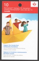 2014  Canada Post Community Foundation Children In Boat Booklet Of 10  Sc B21 BK603 - Neufs