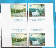 2001  222-23   NATURSCHUTZ PROTEKTION NATURA EUROPA BOSNIA REPUBLIKA SRPSKA  RRR IMPERFORATE MNH SELTEN - Protection De L'environnement & Climat