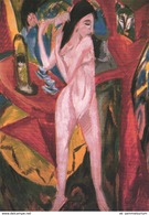 Malerei / Kunst / Akt / Erotik / Erst Ludwig Kirchner / Sich Kämmender Akt (D-A287) - Pintura & Cuadros