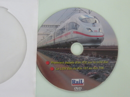 TRAINS : DVD - Premiers Essais D'un ICE Sur La LGV-Est - La LGV-Est Du Km 161 Au Km 108 - - Documentaire