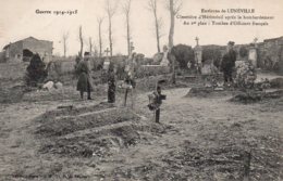 Cpa Environs De Lunéville Cimétière D'Hériménil Après Le Bombardement - Luneville