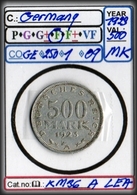 GERMANY EMPIRE:#COINS# IN MIXED CONDITION#.(CO-GE260-1 (09) - 200 & 500 Mark