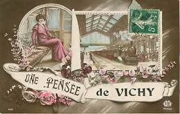 03 Une Pensée De Vichy  Gare Train - Vichy