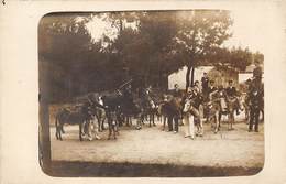 85-SABLES-D'OLONNE- CARTE-PHOTO- LA FANFARE DE LANGEAIS AUX SABLES D'OLONNE 4 JUILLET 1909 - Sables D'Olonne