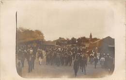 85-SABLES-D'OLONNE- CARTE-PHOTO- LA FANFARE DE LANGEAIS AUX SABLES D'OLONNE 4 JUILLET 1909 - Sables D'Olonne