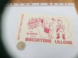 Buvard "Biscuiterie LILLOISE - LILLE (59) " - Cake & Candy