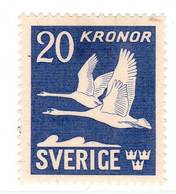 SUEDE - P.A N° 7 * (1942)  Vol De Cygnes - Unused Stamps
