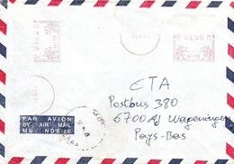 Burundi 2001 Bujumbura Meter Hasler “Mailmaster” H-10 EMA Cover - Oblitérés