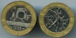 France 10 Francs 1988 GAD 827 KM 964.1 - 10 Francs